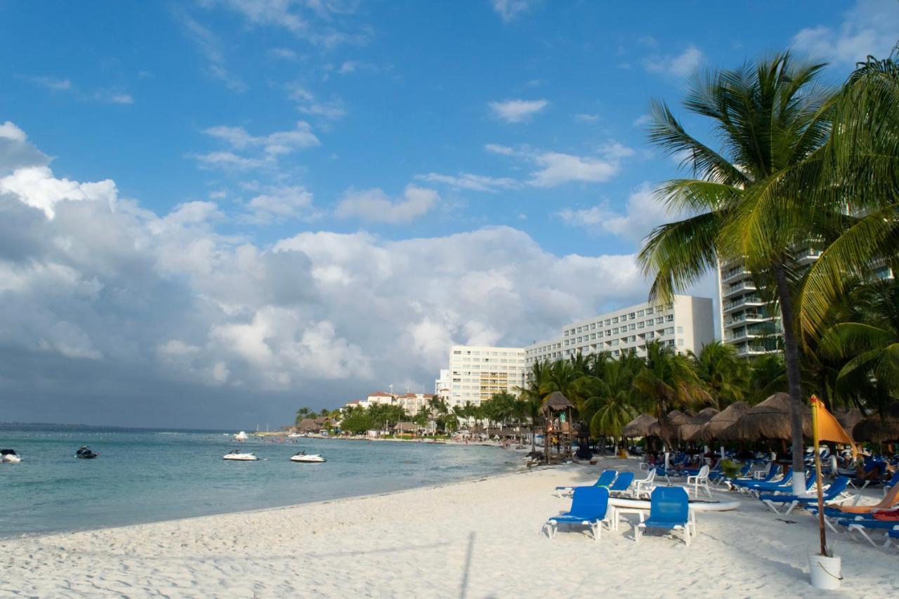 Oceanfront Condo At Voted Best Cancun Sandy Beach Exterior photo