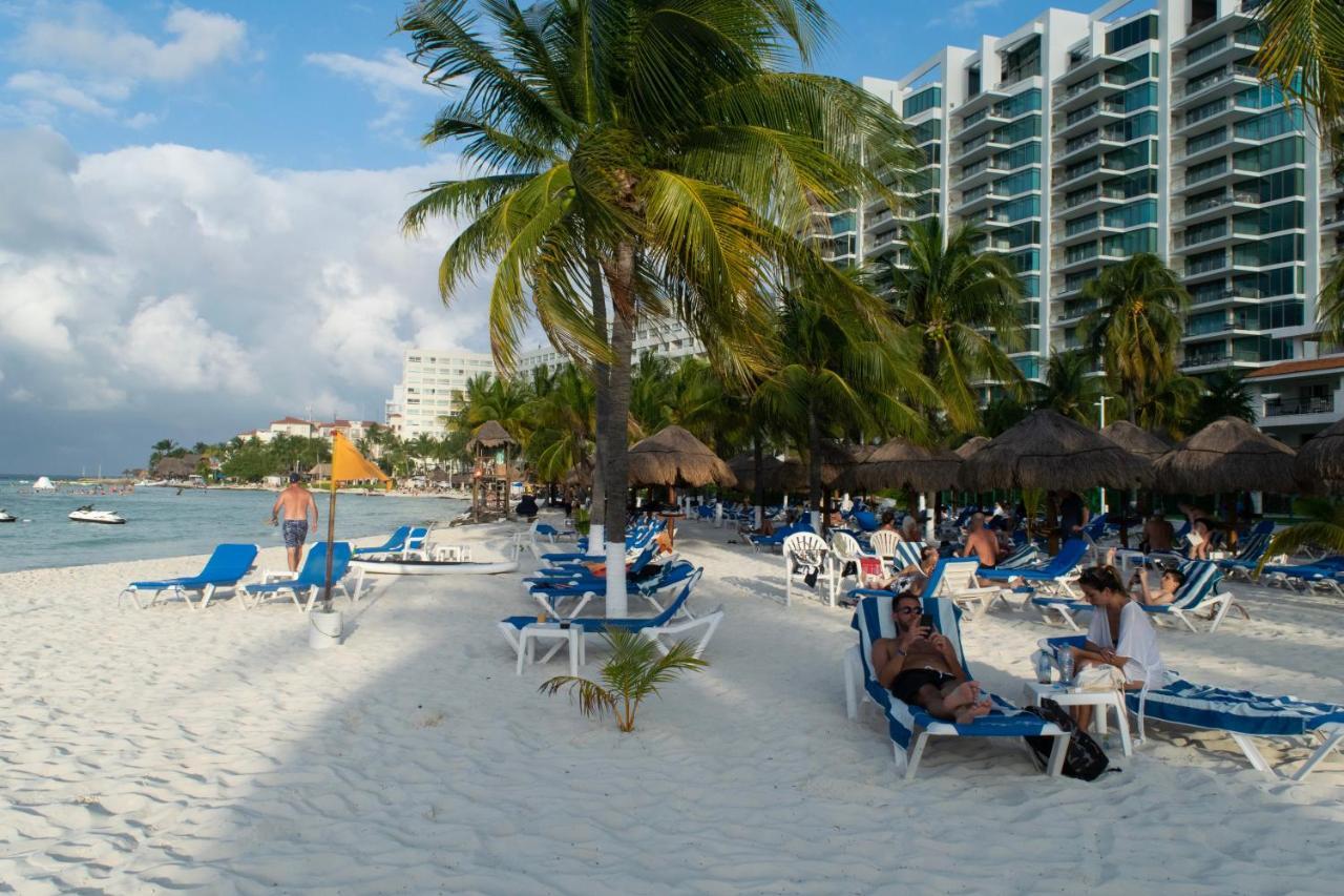Oceanfront Condo At Voted Best Cancun Sandy Beach Exterior photo